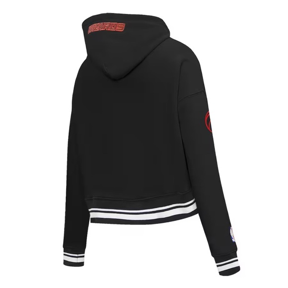 Washington Wizards Pro Standard Black 2023/24 City Edition Cropped Hoodie - Picture 3 of 7